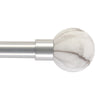Extendable Marbled Curtain Rod, 48-in To 86-in.