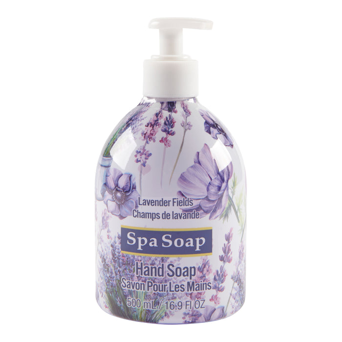 Savon pour les mains champs de lavande Spa soap, 500 ml