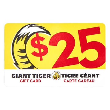 Giant Tiger Gift Card - $25