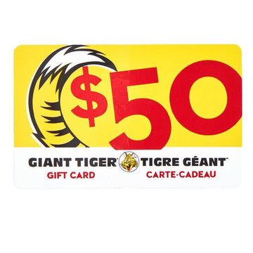 Giant Tiger Gift Card - $50