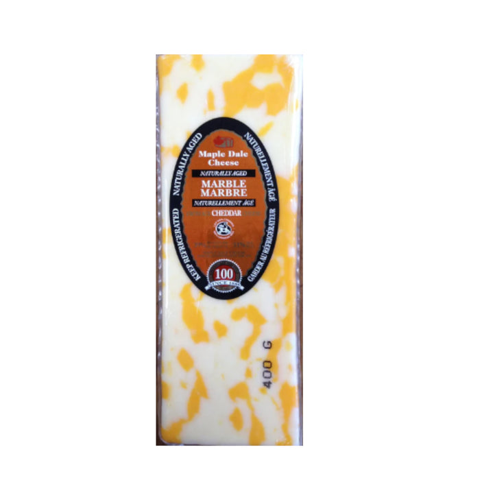 Maple Dale Marble Cheddar Cheese, 400-g