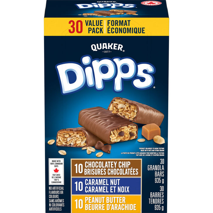 Quaker Dipps Granola Bars 30pk. - 935g