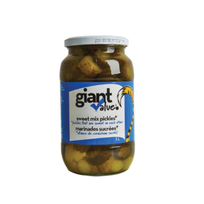 Giant Value Sweet Mix Pickles - 1L