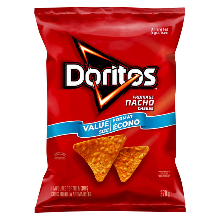 Croustilles de maïs Doritos Fromage nacho, 370 g