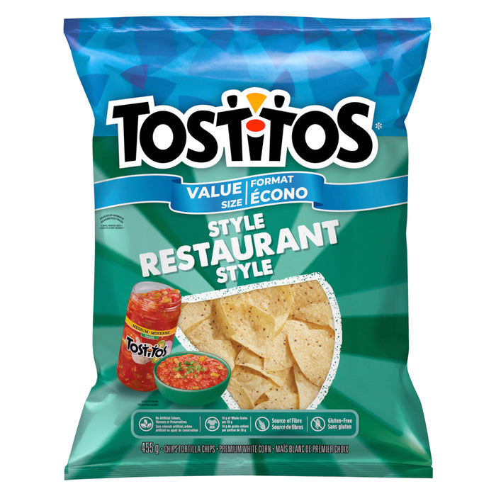 Croustilles de maïs Tostitos style restaurant, 455-g