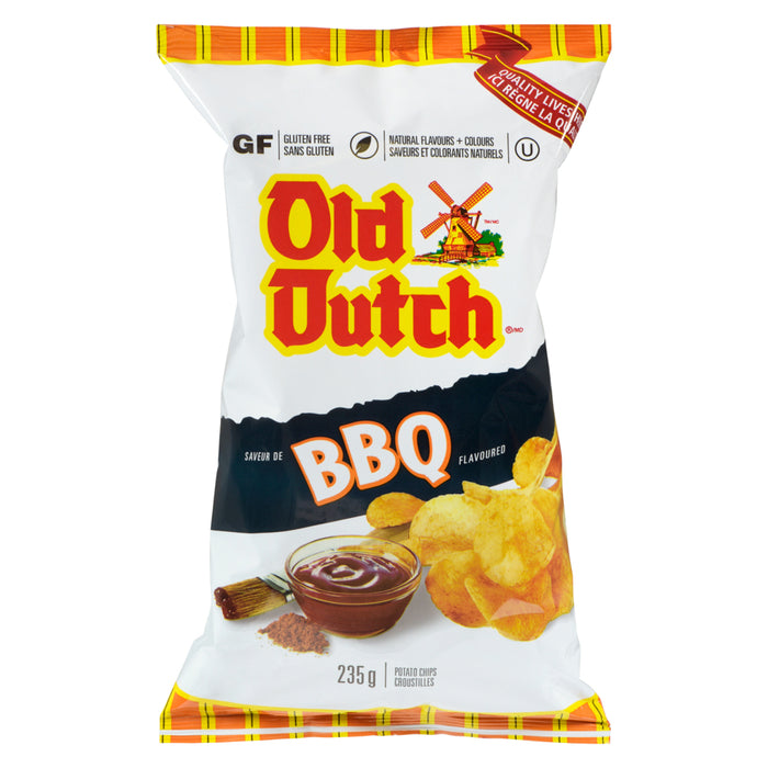 Old Dutch Croustilles Saveur de BBQ, 235 g