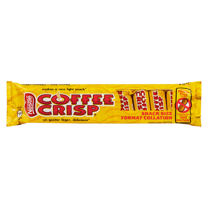 Nestle Coffee Crisp Snack Size, 9-Pack
