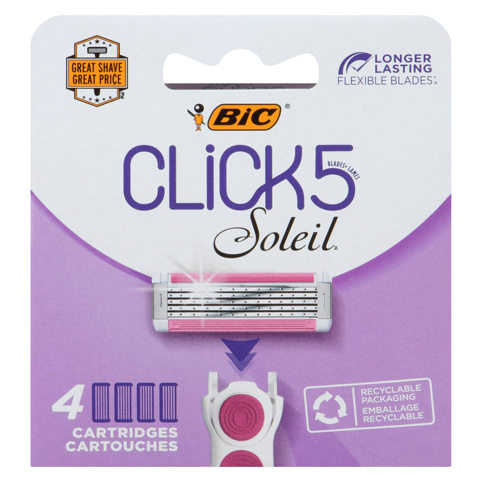 Bic Click 5 Soleil 4 Cartouches