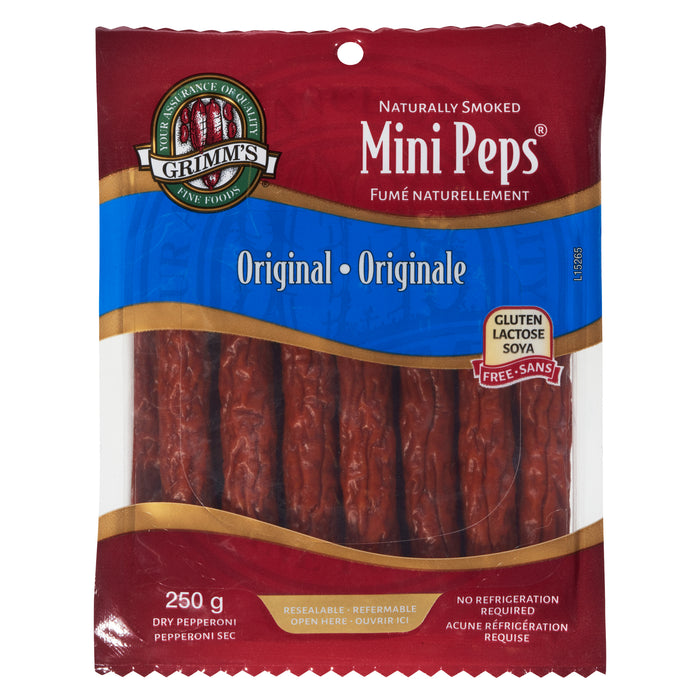 Grimm's Fine Foods Mini Peps Pepperoni Sec Originale 250 g