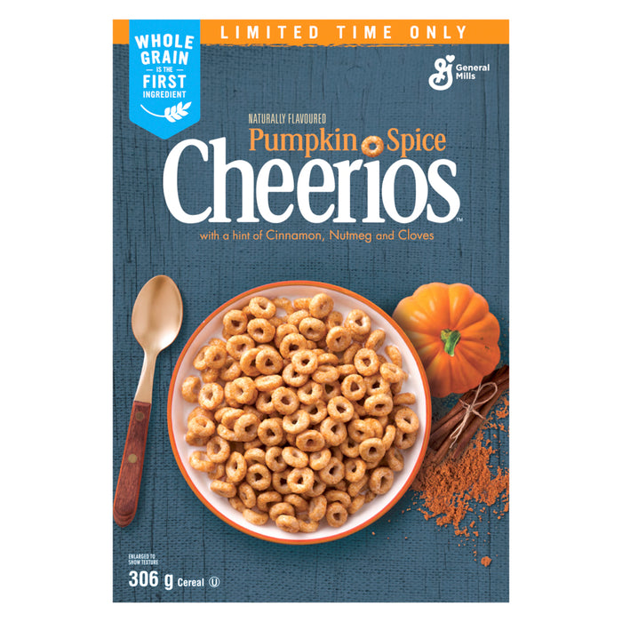 Cheerios Céréales épices à Citrouille, 306 g