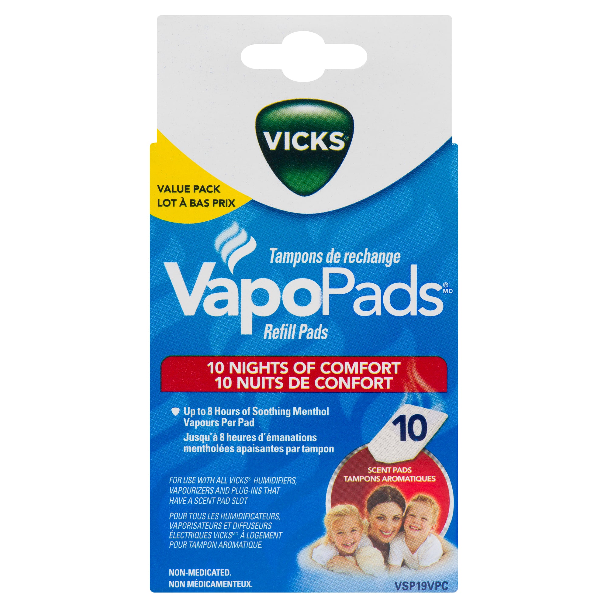 Vicks Vapopads Refill Pads Value Pack, 10pack Giant Tiger