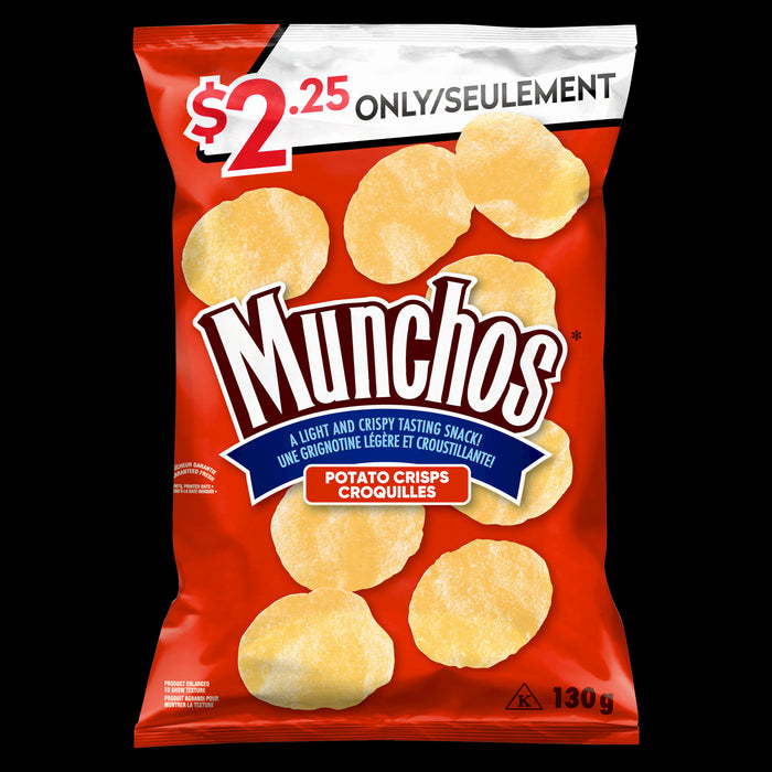 Munchos Potato Crisps, 130-g