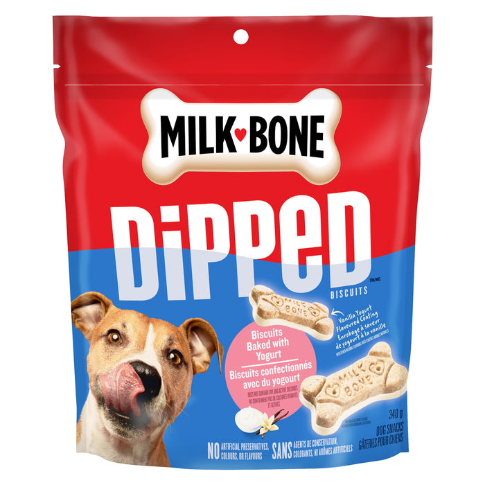 Gâteries au yogourt Milk-Bone Dipped pour chiens, 340 g