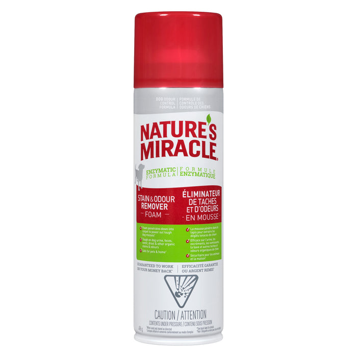 Nature's Miracle Éliminateur de Taches et d'Odeurs en Mousse, 496 g