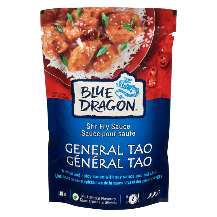 Blue Dragon Sauce pour Sauté Général Tao, 140 ml