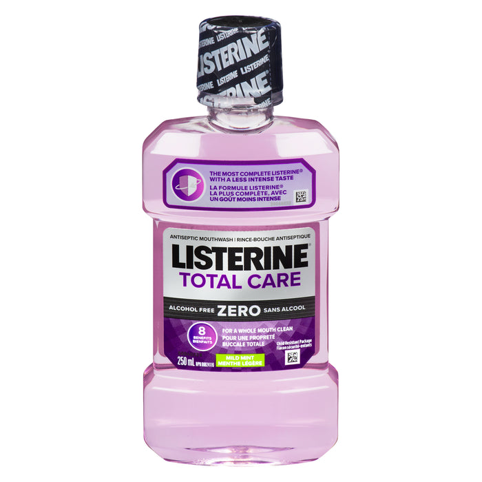 Listerine Total Care Zero Antiseptic Mouthwash Mild Mint, 250-ml