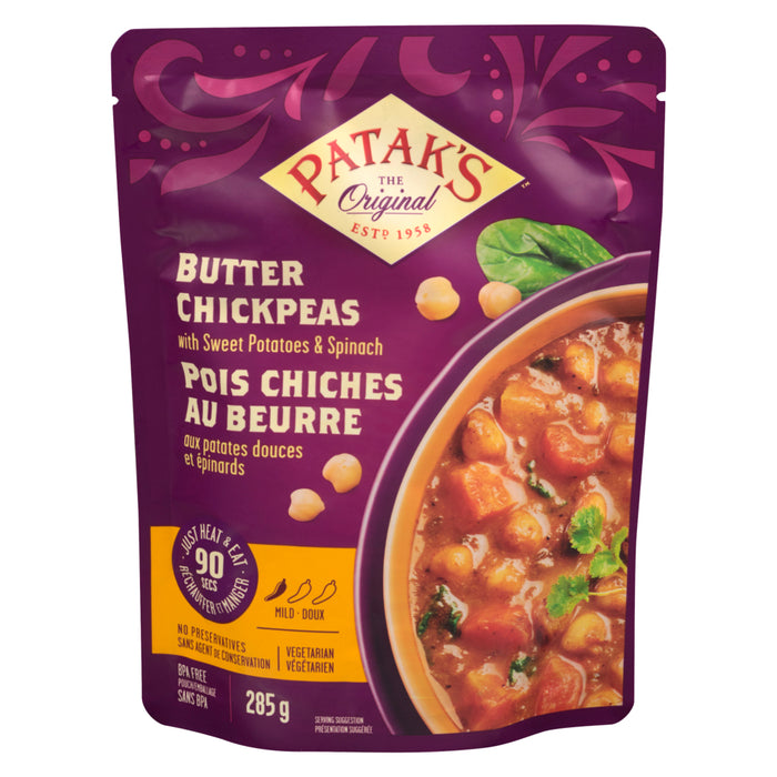 Patak's Butter Chickpeas Mild, 285 g