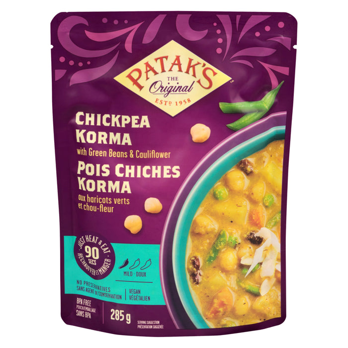 Patak's Pois Chiches Korma Doux, 285 g