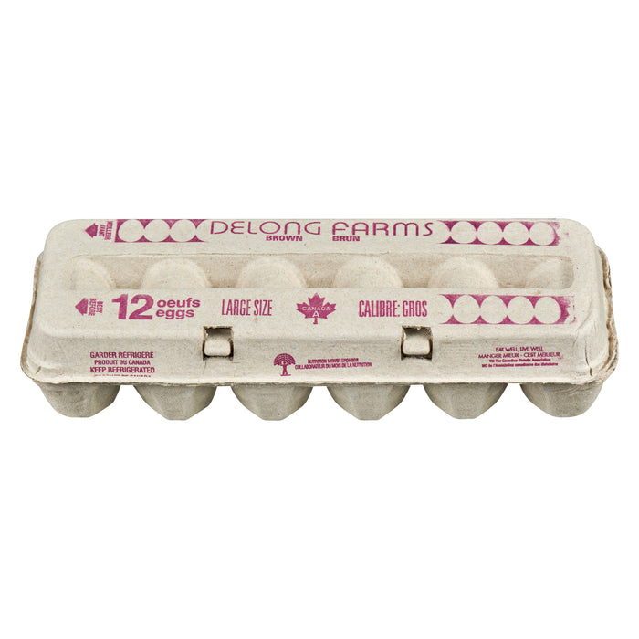 Large Brown Eggs, 12-Pack