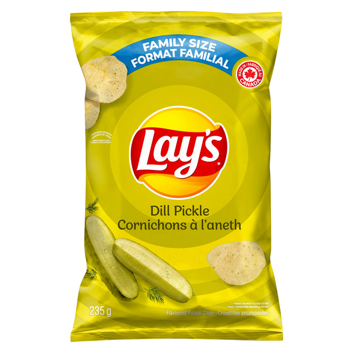 Lay's Dill Pickle Potato Chips, 235-g