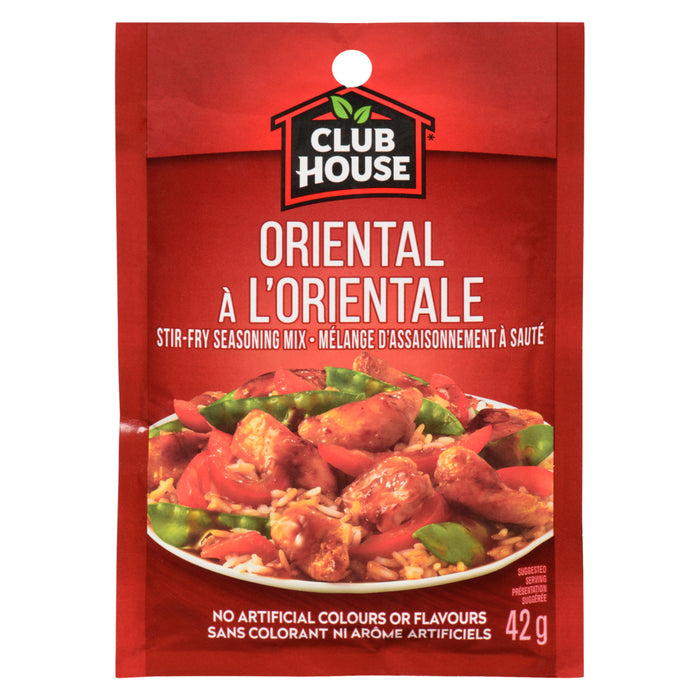 Mélange d'assaisonnement à sauté à l'orientale Club House, 42 g