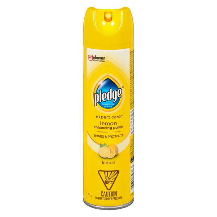 Pledge Lemon Fresh Aerosol Furniture Spray - 275g.
