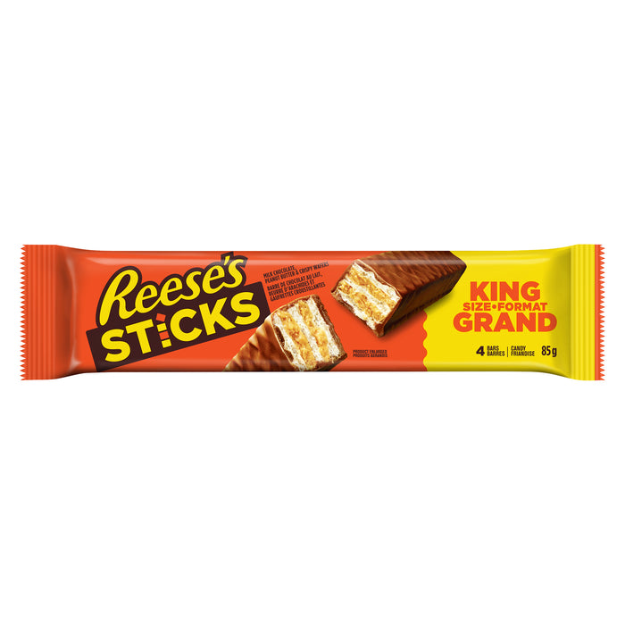 Reese Sticks Candy King Size Bars, 4-Pack, 85-g