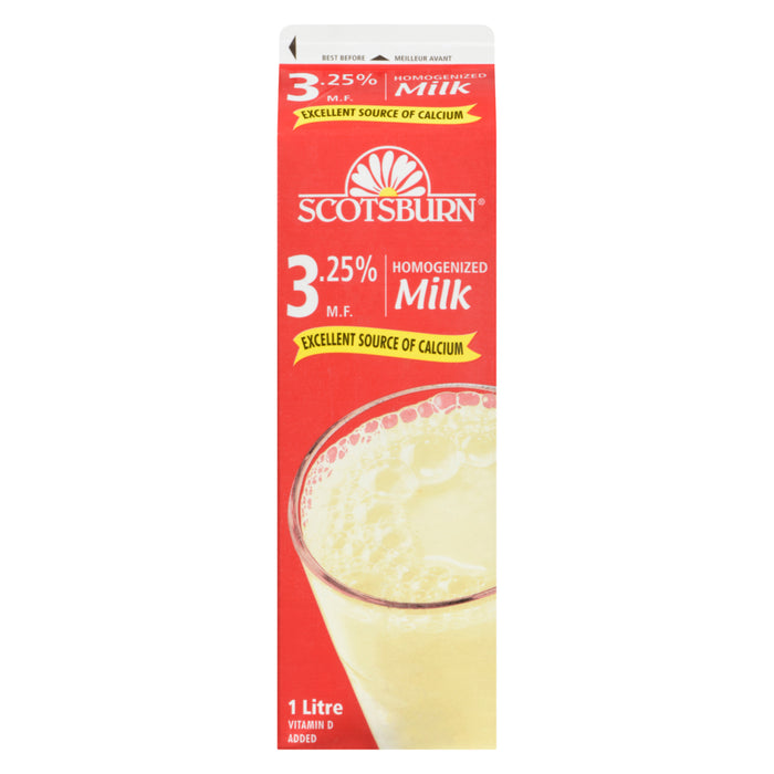 Lait homogénéisé Scotsburn, 3,25% M.G. - 1 L