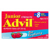 Junior Strength Advil Ibuprofen Chewable Blue Raspberry Tablets USP 100mg - 20 Tablets