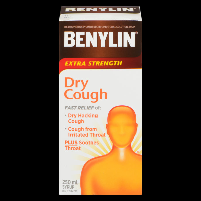 Benylin Toux Sèche Sirop Extra-Puissant, 250 ml
