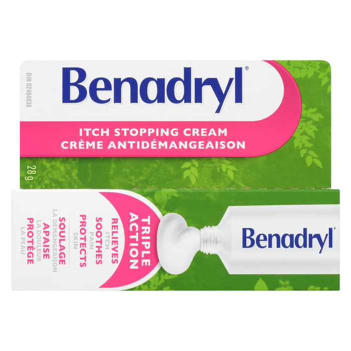 Benadryl Itch Stopping Cream, 28-g