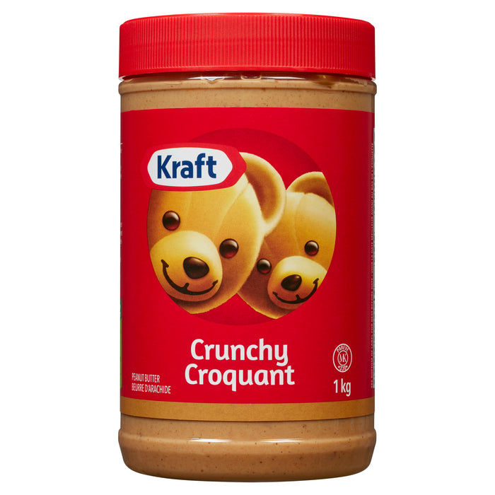 Beurre d'arachides croquant Kraft Crunchy - 1 kg