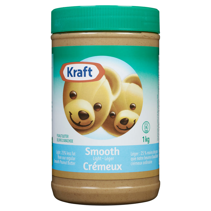 Kraft Beurre d'Arachide Léger Crémeux, 1 kg