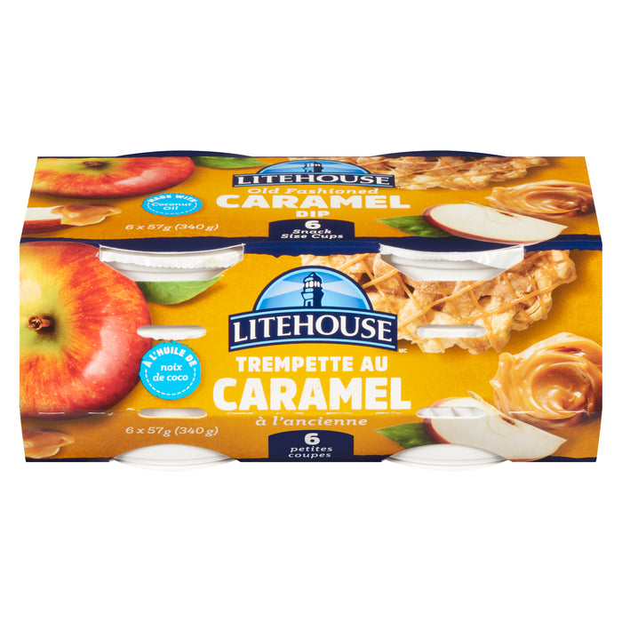Trempette au caramel  l'ancienne de Litehouse, emballage de 6, 57 g