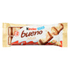 Kinder Bueno White Chocolate Covered Wafers with Smooth Milky Hazelnut Filling 2-Pack, 39-g