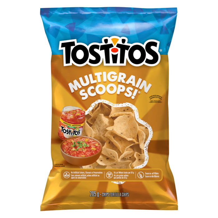 Croustilles de tortillas Multigrain Scoops! Tostitos, 205 g