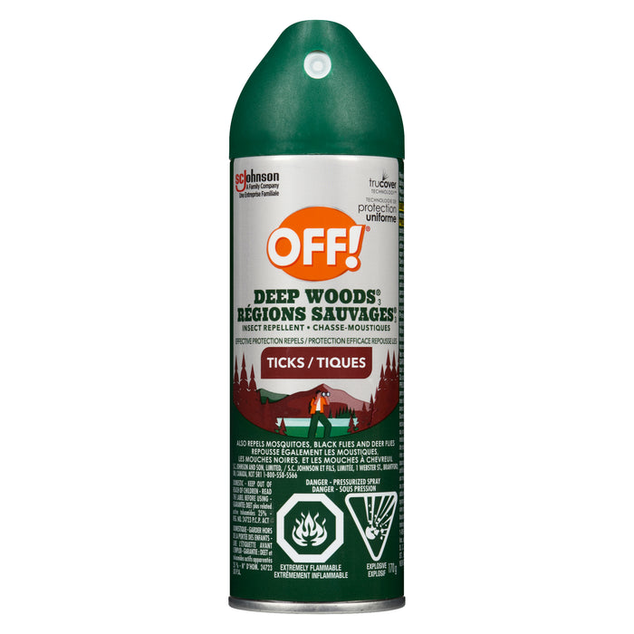 OFF! Deep Woods Tick Repellent Spray, 170-g