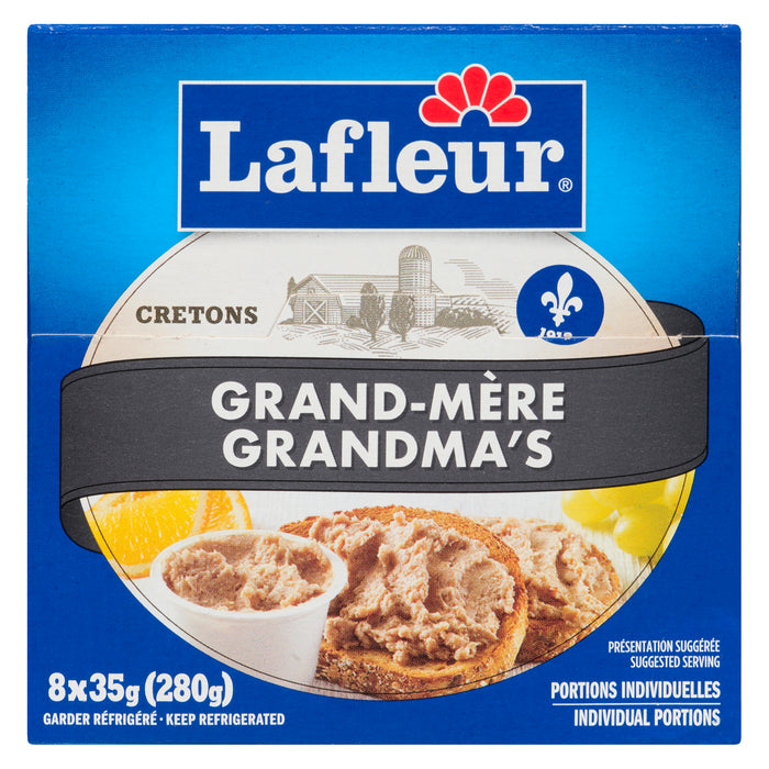Lafleur Cretons Grand-Mère, emb de 8, 35-g