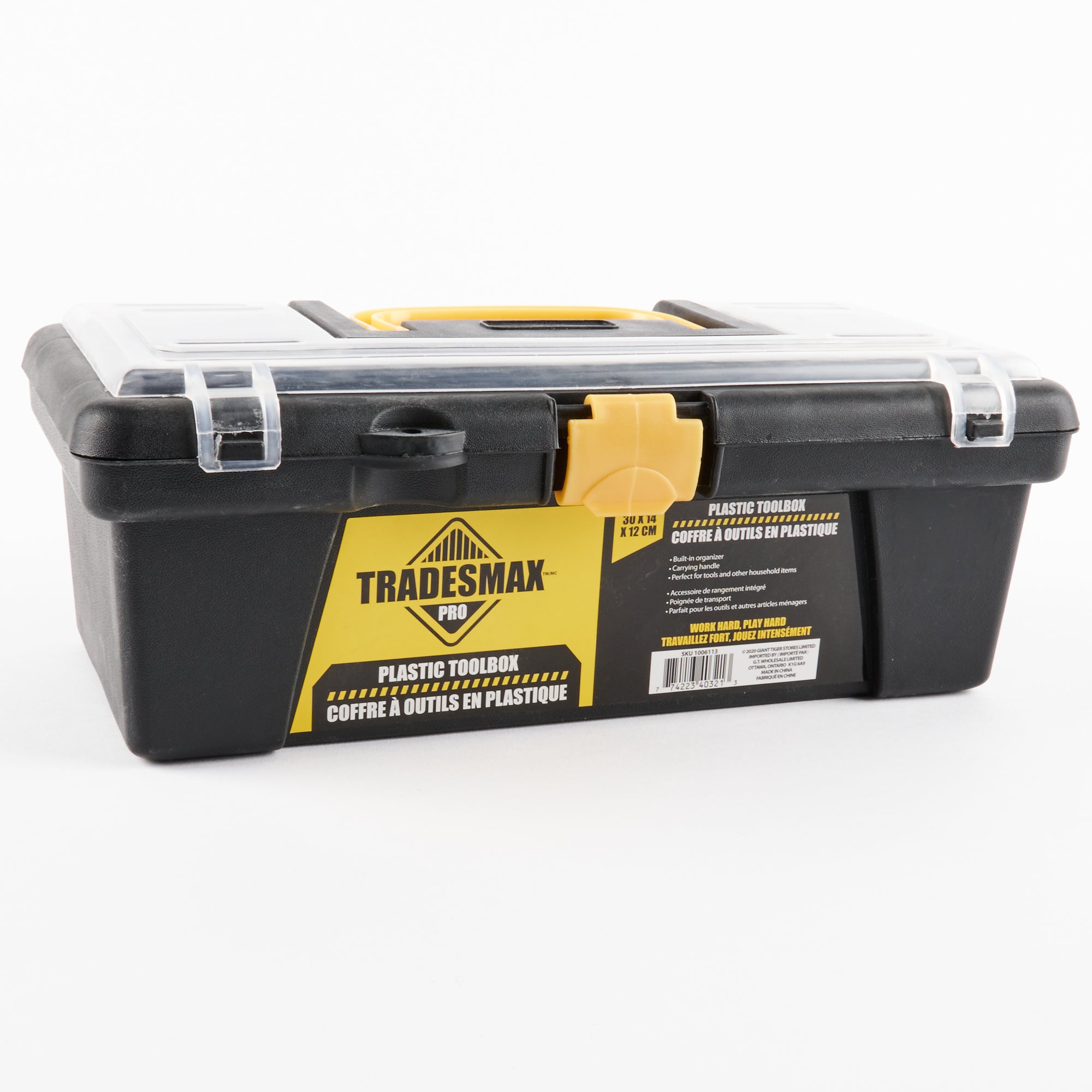 Tradesmax Pro Plastic Tool Box – Giant Tiger