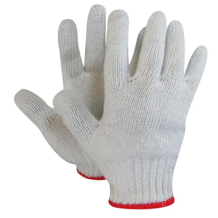 Men's Large White Liner Glove - 6pk.