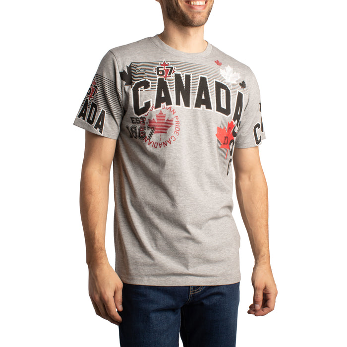 T-shirt 3 façons Canada pour hommes