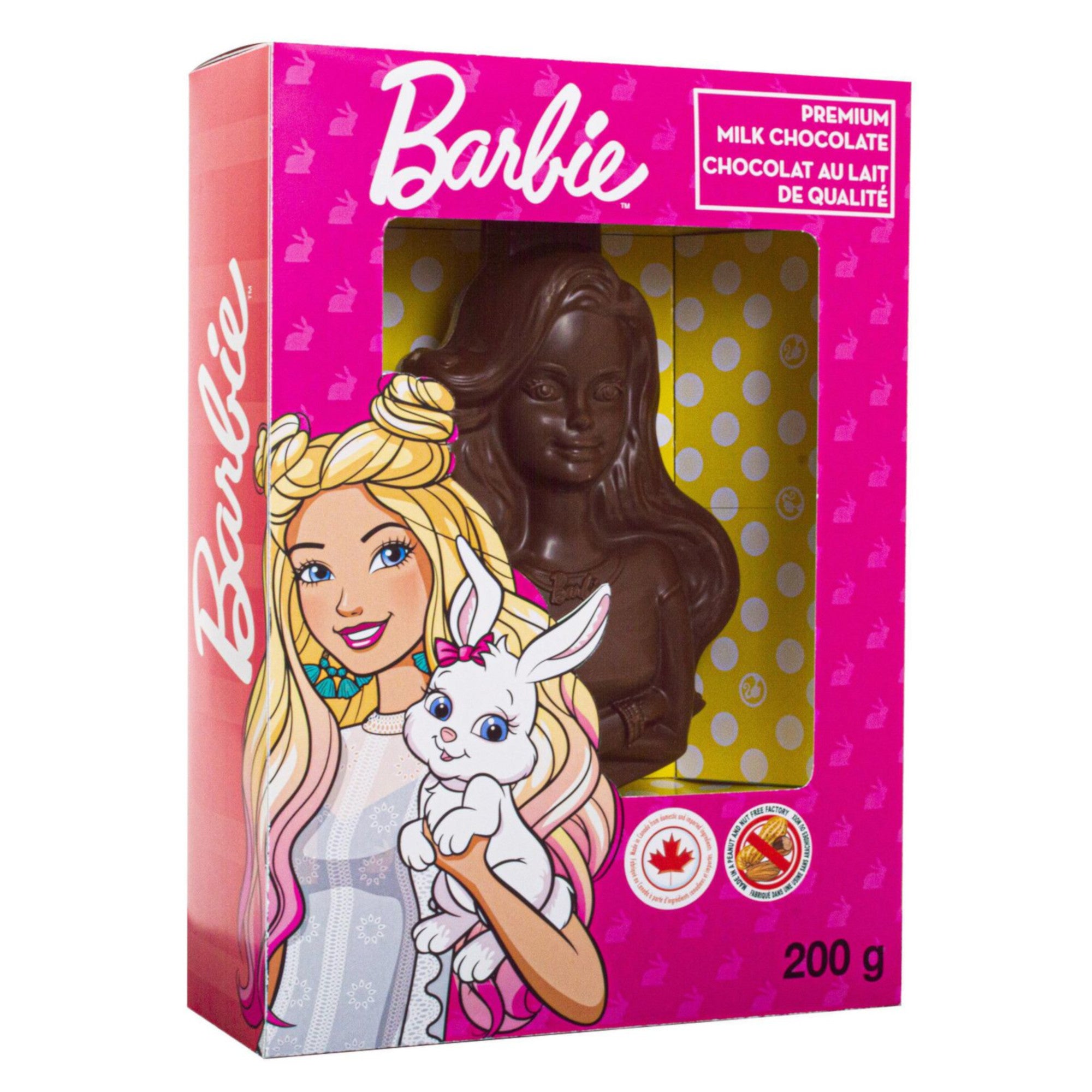 Barbie Hollow Milk Chocolate Bust, 200g Giant Tiger