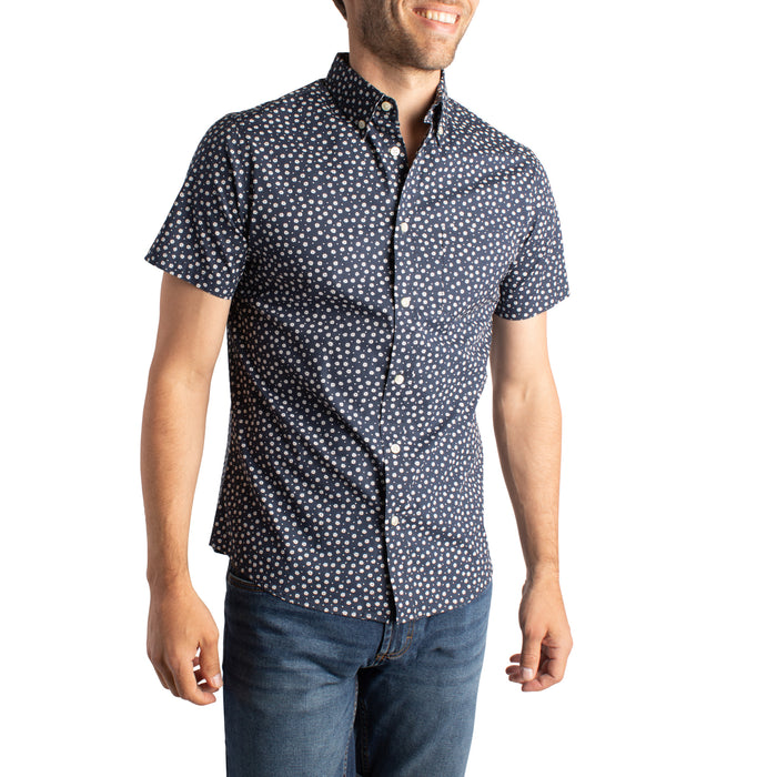 Mountain Ridge Men's Printed Poplin Shirt - S-XXL