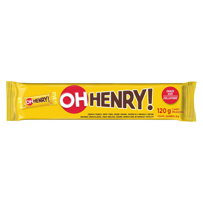 Oh Henry! Friandise Collations, Emballage de 8, 15 g