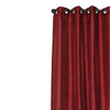 Rideau en similisoie rouge HomeStyles, rouge, 52 po x 96 po