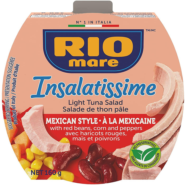 Salade de thon pâle à la mexicaine Insalatissime Rio Mare - 160 g
