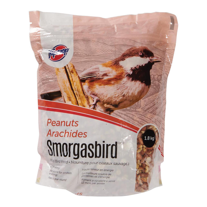 Aliments pour oiseaux sauvages avec arachides Smorgasbird de Topcrop - 1,8 kg