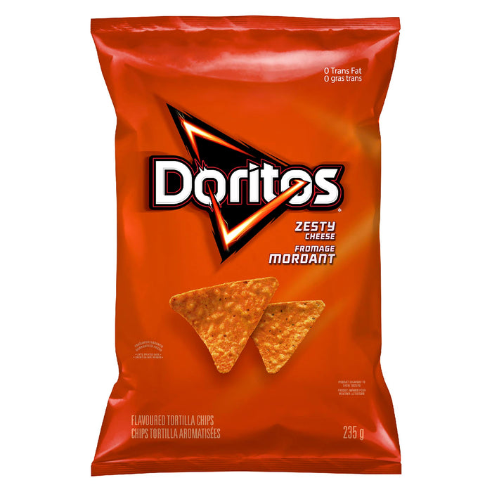 Croustilles de maïs Doritos Fromage mordant, 235-g