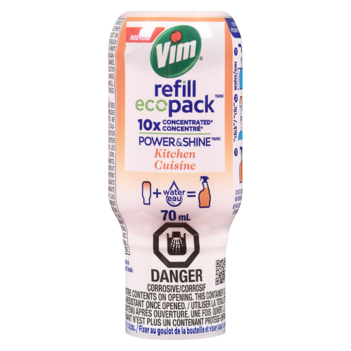 Vim ReFill EcoPack - Power & Shine Kitchen, 70-ml