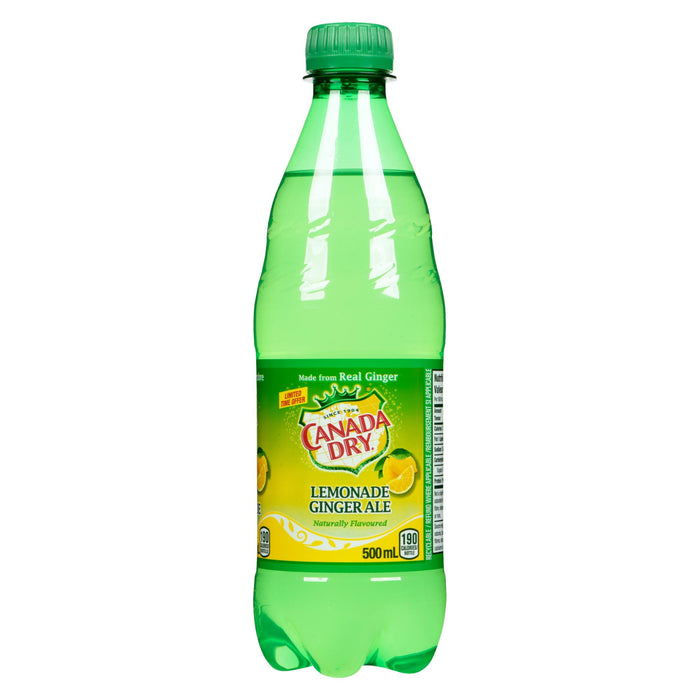 Canada Dry Soda Gingembre à la Limonade, 500 ml